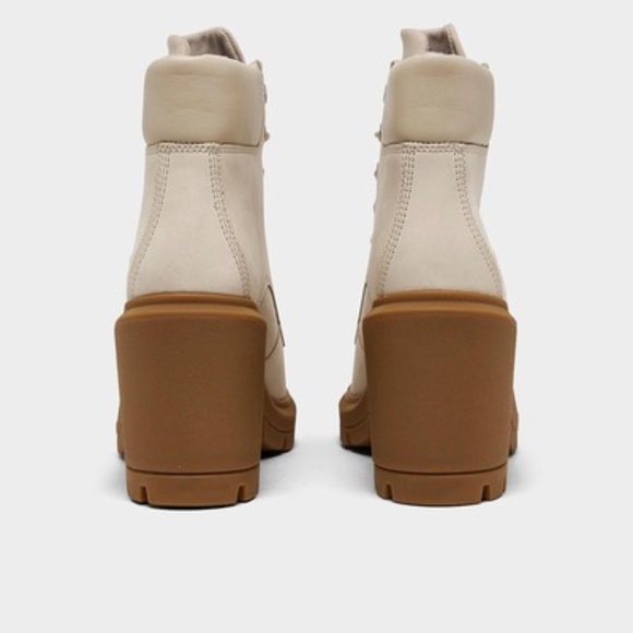 Timberland Women's Allington Heights 6 Inch Boots - White Nubuck - A5Y7M 10 - Picture 14 of 14